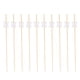 thumbnail image 1 of EeaseMX 200 palillos desechables para fruta, hechos a mano, de bambú natural, para cócteles, pasteles, postres, comida, suministros para fiestas (blancos), 1 of 7