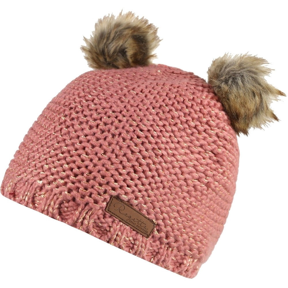 Regatta Girls Hedy Lux Hat Pom Pom Warm 