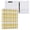 Yellow Gingham Pattern, variant on Hard Shell Ring Binder With Clip Holds 200 Sheets Office Home Organization Yellow Background