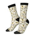 thumbnail image 2 of Uemuo Different Butterflys Pattern Women's Crew Socks, Soft Durable Breathable Moisture-Wicking with Odor Control Cotton socks, 2 of 9