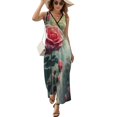 thumbnail image 1 of Rose Vestido Sin Mangas Vestidos Para Mujer, Vestido Suelto De Verano 2025, 1 of 5