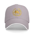 thumbnail image 3 of Lispipm Women Men Baseball Cap Adjustable Size Running Workouts Sun Hat Outdoor Activities Trucker Hats for All Season Grey, 3 of 7