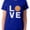 Blue, variant on TeeStars - Love Basketball - Gift Idea for Basketball Fans Cool Women T-Shirt XX-Large Gray
