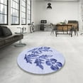 thumbnail image 3 of Ahgly Company Indoor Rectangle Patterned Lavender Blue Area Rugs, 5' x 8', 3 of 6