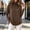 Coffee, variant on Womens Double-sided Dralon Mock Neck Long Sleeve Top Spliced Thick thermal Knit Basic Layering Shirt for Fall Winter Beige XXL(XXL)
