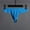 Blue, variant on Thongs Crotchless Panties underwear Men Fashion Underpants Solid Briefs Underwear Pant Panties Panties Blue M