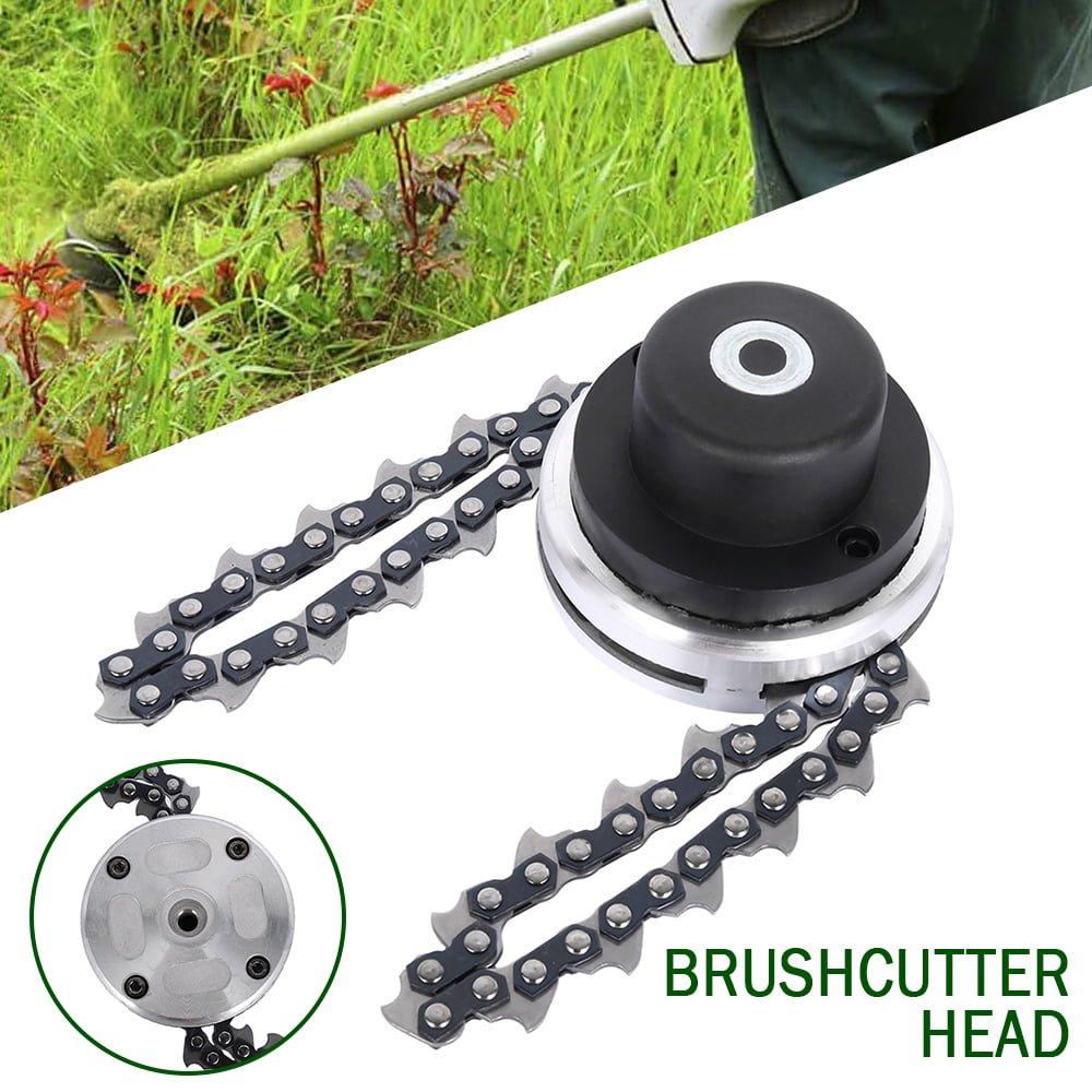 Trimmer Head Coil Chain Brush Cutter Garden Grass Trimmer for Lawn Mower Dia 1"