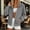 Gray, variant on Women's Raglan Sleeve Zip up Sweatshirt Jacket Stand Collar No Hood Casual Long Sleeve Outerwear with Pockets S-2XL White