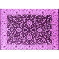 thumbnail image 1 of Ahgly Company Indoor Rectangle Oriental Purple Traditional Area Rugs, 2' x 3', 1 of 4