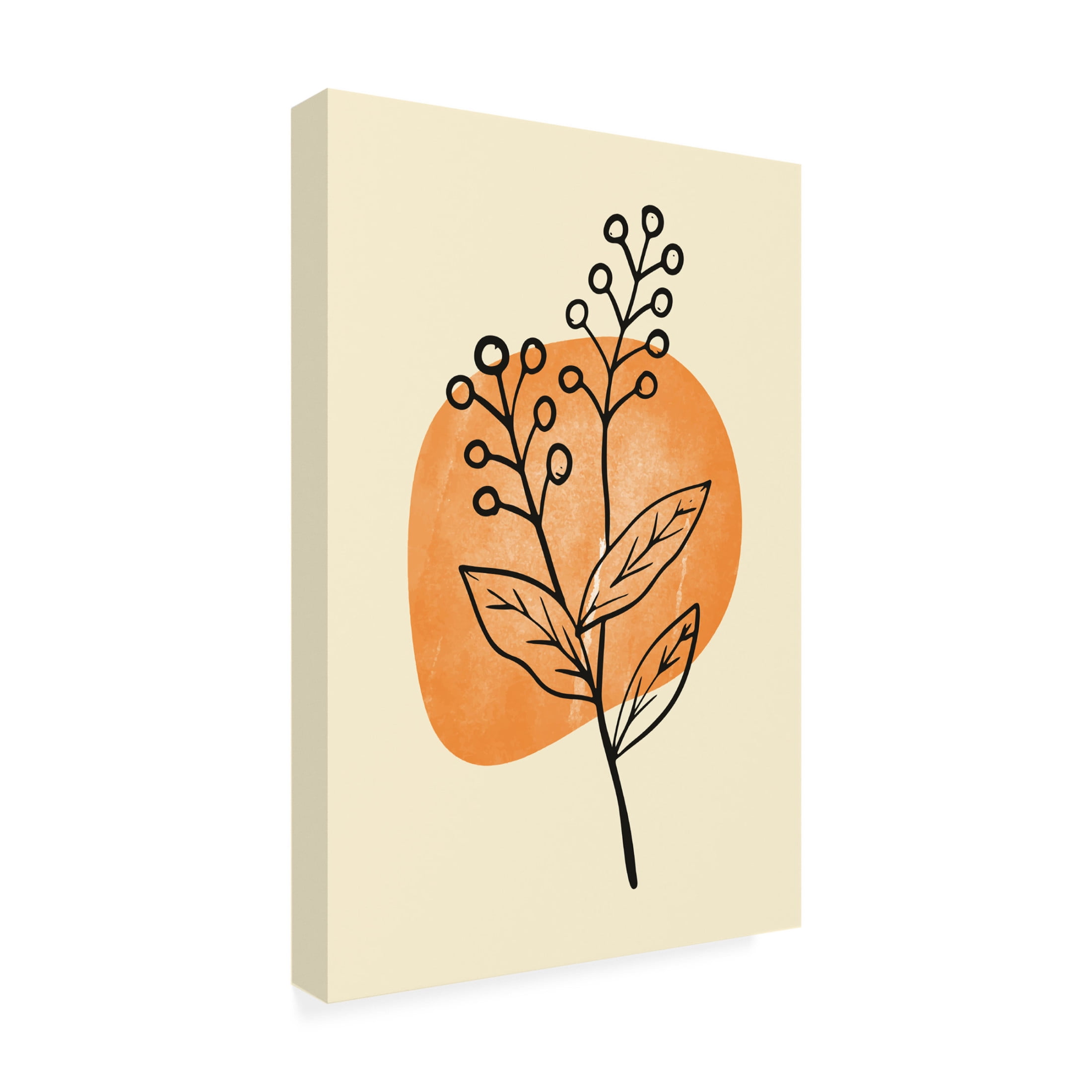 Trademark Fine Art jay stanley Minimal Flower Expression 3 Canvas Wall Art