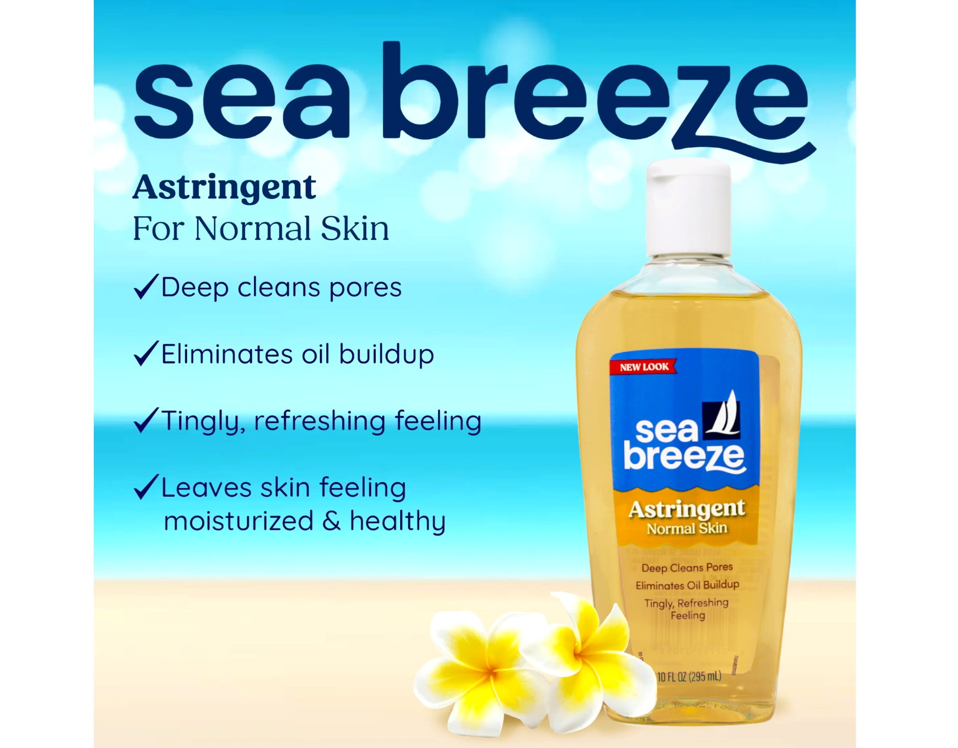 Sea Breeze Astringent 10 Ounce Original (295ml) (3 Pack)