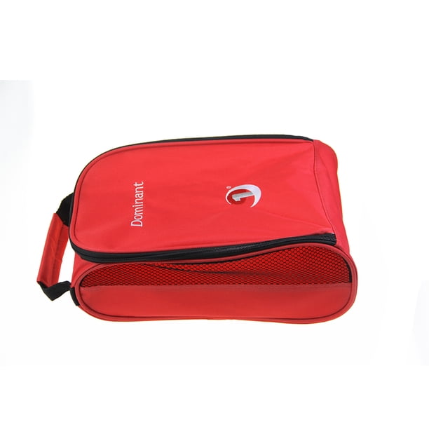 Dominant Golf Shoe Bag Organizer Bolsas portátiles Pocket Capacidad grande Deportes Senderismo Accesorios para calcetines Tees Zapatos de fútbol Rojo AweSitey OD003041-05