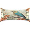 thumbnail image 3 of GZHJMY Bird Flower Satin Pillowcase, Soft Breathable Silk Pillow Case with Envelope Closure for Hair and Skin, Queen Size 30 x 20 Inch Home Decor, 3 of 7