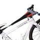 thumbnail image 1 of Protector de cuadro para entrenamiento de bicicleta, tejido transpirable, ROCKBROS, negro y rojo, 1 of 8