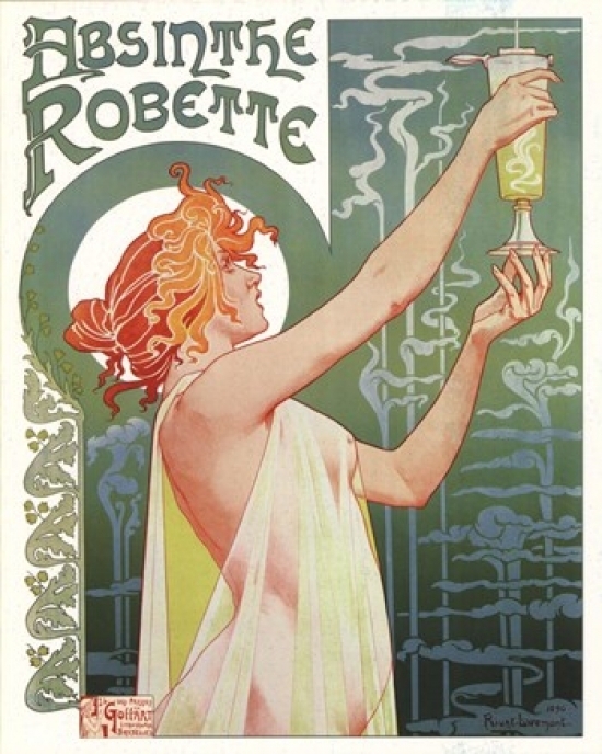 Absinthe Robette Poster Poster Print by Privat Livemont Item