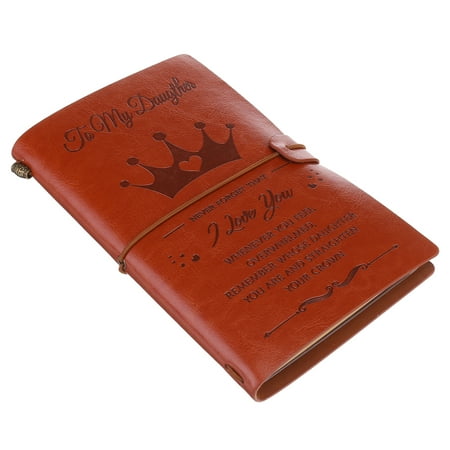 A6 Engraved Leather Journal Notebook, Custom Engraved Leather Journal