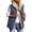 Navy, variant on Hueook Vest for Women Sleeveless Zip Up Multi Pockets Casual Work Utility Vest Coat with Pockets White L