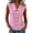 Pink#01, variant on Otntypg Womens Sleeveless Tank Tops Dressy Casual Button Down Collared Cotton Linen T-Shirt Loose Fit Tunic Blouse Work Office Outfits Brown L