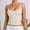 Beige, variant on Women's Basic Double Lined Scoop Neck Tank Tops Adjustable Cami Tank Summer Sleeveless Tops for Workout Going Out(Beige,L)