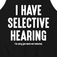 thumbnail image 3 of Instant Message - Selective Hearing - Men's Jersey Tank Top, 3 of 6