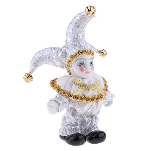 Exquisita muñeca Triangel de 16 cm, flexibles, hecha , habitación de , modelo artesanal, decoración, fichas de amor italia Yotijar Payaso de muñecas de porcelana
