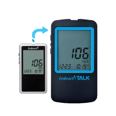 Embrace Talk APX03AB0300 Talking Blood Glucose Meter, 1 Each