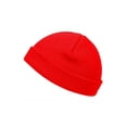 thumbnail image 4 of Top Headwear Cuffless Beanie For Men Women, Unisex Short Beanies Skull Cap, Red, 4 of 5