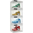 thumbnail image 1 of ANTBOX Smart Control Shoe Box, Stackable Sneaker Display Case with LED Lights, Auto-Opening (4 Pack) - AT-B01, 1 of 6
