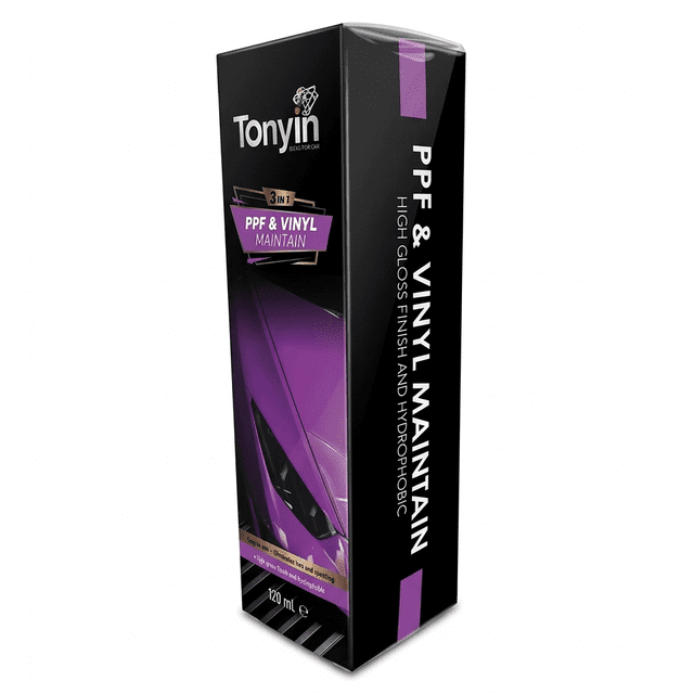 Tonyin Mantenedor para PPF y Vinil 120 ml | Limpieza y Cuidado de Película Protectora y Wrap Automotriz