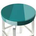 thumbnail image 3 of Bingfone Teal Color Padded Round Bar Stool Cover Cushion with Elastic Fabric Round Chair Seat - Teal Color, 3 of 7