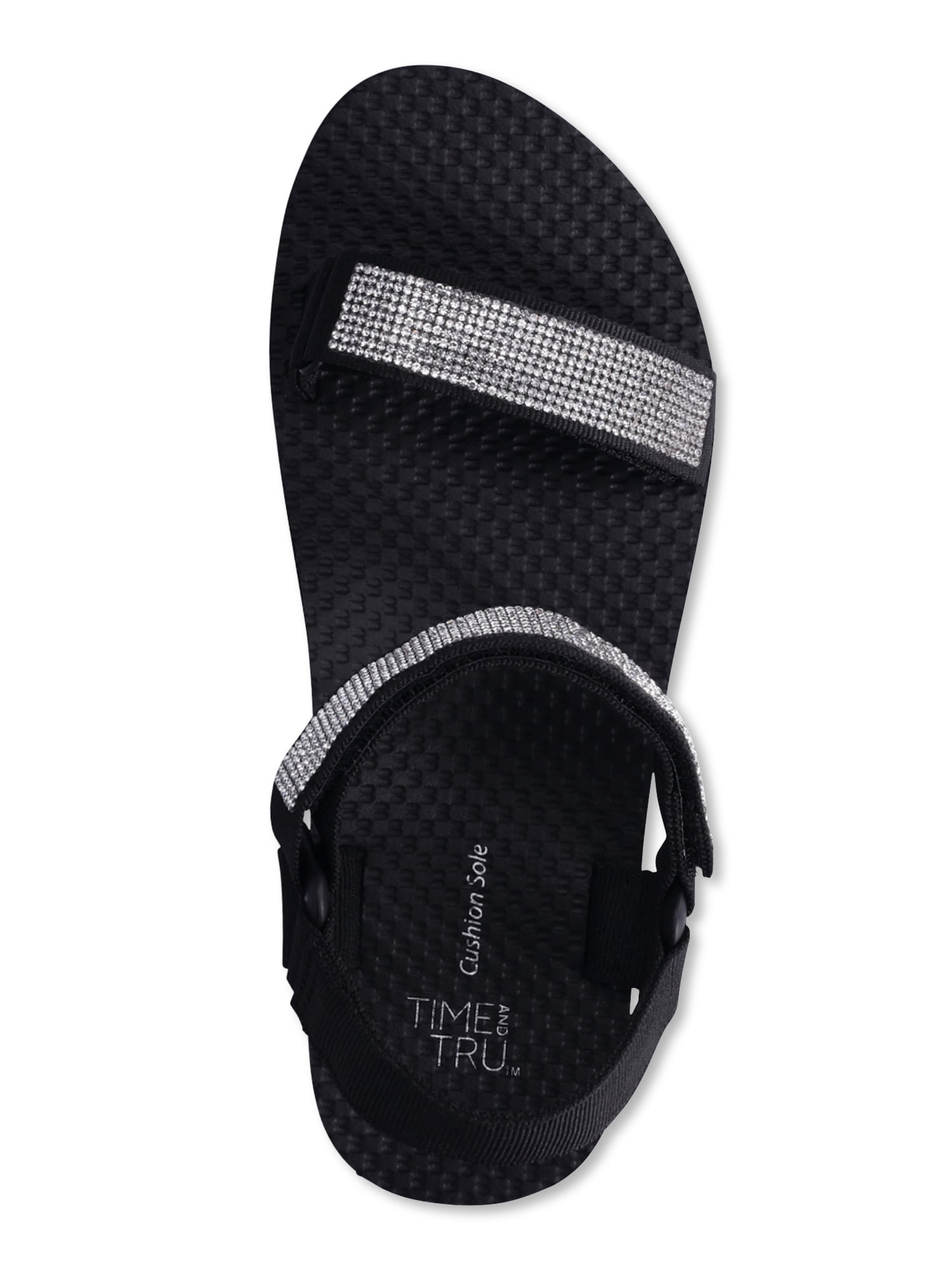 Time and Tru Women's Bling Nature Sandals, Sizes 6-11