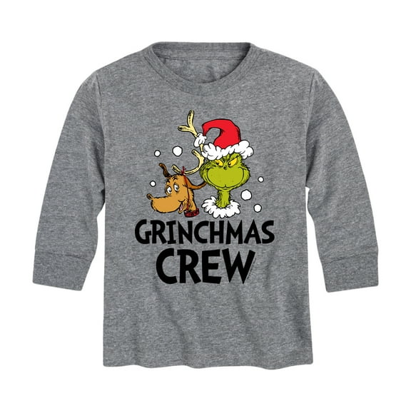 Dr. Seuss The Grinch - Christmas - Grinchmas Crew - Toddler & Youth Long Sleeve Graphic T-Shirt