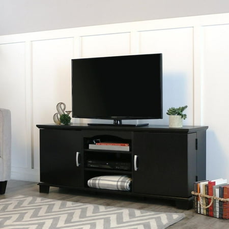 Walker Edison - Transitional TV Console for Most TVs Up to 65" - Black