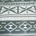 thumbnail image 4 of Chezmoi Collection Zella 3-Piece Southwestern Geometric Motif Comforter Set, Multicolor Gray White Light Brown Printed Washed Microfiber Bedding, Full, 4 of 9