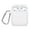 White, variant on Michigan Wolverines Engraved Silicone Case Cover Compatible with Apple AirPods Pro 1 & 2 (Navy) by Affinity Bands