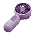 thumbnail image 1 of F33 Small Handheld Fan Usb Small Portable Pocket Fan Student Dormitory Portable USB Charging Small Pocket Fan Cute Design Fan Powered by 400mAh Battery, 1 of 2