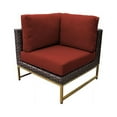 thumbnail image 4 of AMALFI 11 Piece Wicker Patio Furniture Set 11a in Gold and Terracotta, 4 of 7