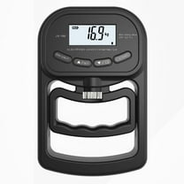 Hand Dynamometer Grip Strength Trainer-Electronic Hand Grip Strength Tester Grip Strengthener 265 Lbs/120Kgs,Black
