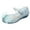 Blue, variant on eileial Jelly Shoes for Toddler Girls Girls Gradient Jelly Sandals Rubber Sole Closed Toe Princess Flat Summer Shoes,Blue 12.5