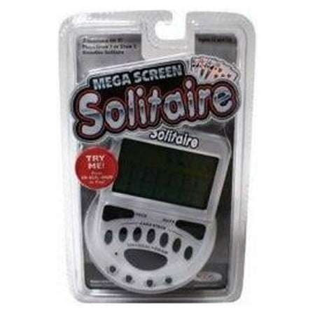 John Hansen Mega Screen Solitaire Handheld Electronic Video Game