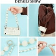 thumbnail image 3 of 1Box 2 Styles Beaded Phone Lanyard Wrist Strap Imitation Pearl Chain Phone Charms Decoration Phone Case Chain Strap with Buckles for Women Cellphone Strap Hanging String Neck Phone Holder, 3 of 6