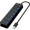 thumbnail image 2 of EASTIN Usb Hub Multiple Usb Port 7-port Usb Splitter Adapter For Laptop Computer, 2 of 7