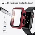 thumbnail image 5 of [8 Pack] Étui Protecteur d'Écran Compatible avec Apple Watch 45mm Série 7, Pare-Chocs Ultra-Fin Résistant aux Rayures pour Femmes Hommes Accessoires iWatch, 5 of 5
