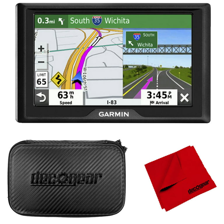 Garmin Drive 52 5" GPS Navigator and 7" EVA Case Bundle - Walmart.com