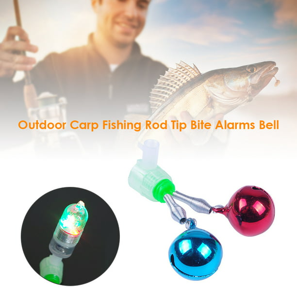 HonHaione Twin Spiral Bells Outdoor Carp Fishing Rod Tip Bite