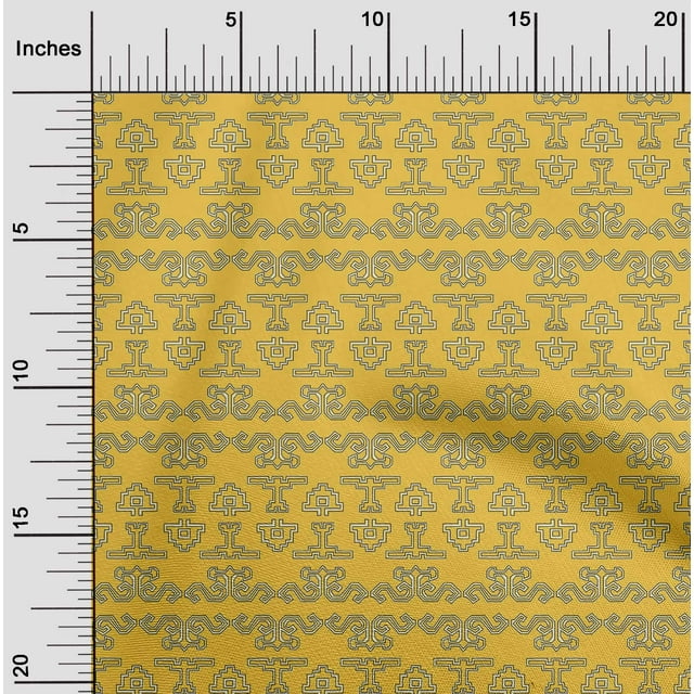 oneOone Tissu en Coton Flex Imprimé Géométrique Bloc 40 Pouces de Large