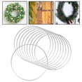 thumbnail image 3 of 30cm Metal Macrame Rings, Large Metal Hoop for Wedding Wreath Decor And Diy , 10pcs 10pcs, 3 of 8