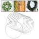 thumbnail image 3 of Aros florales de metal de 12 pulgadas para manualidades de decoración de paredes, coronas de boda 10 piezas de plata, 3 of 9