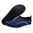 thumbnail image 6 of Mens Water Shoes Quick Dry Breathable Lightweight Non Slip Barefoot Aqua Beach Swim Pool Sports Blue,Size 10.5, 6 of 6