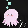 thumbnail image 3 of CafePress - Cute Pink Octopus T Shirt - Men's Fitted T-Shirt, 3 of 4